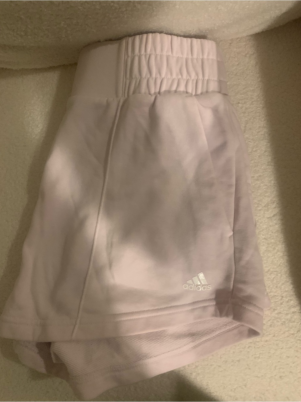 adidas Light Pink Women's Athletic Shorts